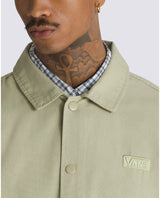 The Vans Mens Torrey Canvas Coach Jacket in Elm