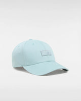 The Vans Womens Coston Structured Jockey Cap in Gray Mist