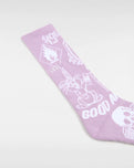 The Vans Mens Bubs 66 Crew Socks in Lavender Mist