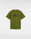 The Vans Boys Boys Style 76 T-Shirt in Pesto