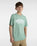 The Vans Boys Boys Style 76 T-Shirt in Iceberg Green