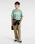 The Vans Boys Boys Style 76 T-Shirt in Iceberg Green