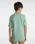 The Vans Boys Boys Style 76 T-Shirt in Iceberg Green