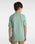 The Vans Boys Boys Style 76 T-Shirt in Iceberg Green