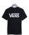 The Vans Boys Boys Classic Boys T-Shirt in Black & White