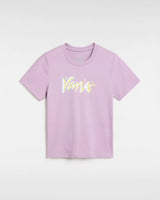 The Vans Girls Girls The Funk T-Shirt in Lavender Mist