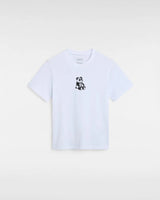 The Vans Girls Girls V Panda T-Shirt in White