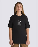 The Vans Boys Boys Crazy Eddy T-Shirt in Black