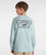 Boys Full Patch Back T-Shirt in Grey Mist & Black