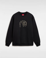 The Vans Mens Hold Hands Sweatshirt in Black