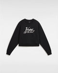 Go Anyplace Crop Sweatshirt in Black