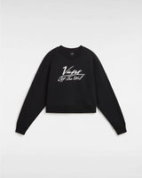 Go Anyplace Crop Sweatshirt in Black