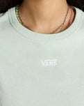 The Vans Womens Spiral Down Mini T-Shirt in Pale Aqua