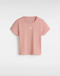 The Vans Womens Basic Mini T-Shirt in Lobster Bisque