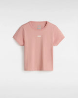 The Vans Womens Basic Mini T-Shirt in Lobster Bisque