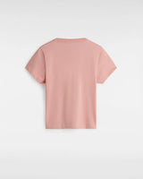 The Vans Womens Basic Mini T-Shirt in Lobster Bisque