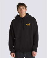 The Vans Mens Posted Loose Hoodie in Black