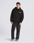 The Vans Mens Posted Loose Hoodie in Black