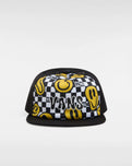 The Vans Boys Boys Retro Unstructured Trucker Cap in Lemon Chrome