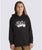 The Vans Boys Boys Burnout Hoodie in Black