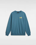 The Vans Mens Posted Loose Sweatshirt in Bluestone