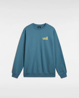 The Vans Mens Posted Loose Sweatshirt in Bluestone