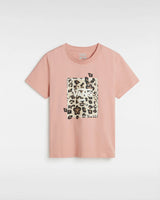 The Vans Womens Animalier Boxed T-Shirt in Lobster Bisque