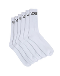 Classic Crew Socks (6 Pack) in White