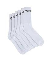 Classic Crew Socks (6 Pack) in White