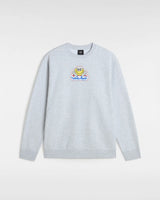 The Vans Mens Soles Loose Sweatshirt in Light Grey Heather