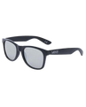 The Vans Spicoli 4 Shades Sunglasses in Matt Black & Silver Mirror