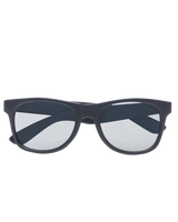 The Vans Spicoli 4 Shades Sunglasses in Matt Black & Silver Mirror