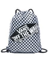 The Vans Mens Benched Gymbag in Black & White Check
