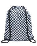 The Vans Mens Benched Gymbag in Black & White Check