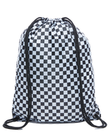 The Vans Mens Benched Gymbag in Black & White Check