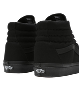 The Vans Mens SK8-Hi Shoes in Black