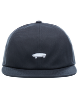 The Vans Mens Salton II Jockey Cap in Black & White