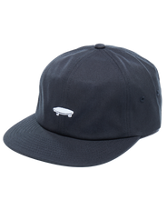 The Vans Mens Salton II Jockey Cap in Black & White