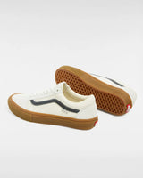 The Vans Mens Skate Old Skool Shoes in Marshmallow & Gum