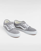 The Vans Mens Chukka Low Sidestripe Shoes in Light Grey