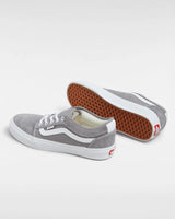 The Vans Mens Chukka Low Sidestripe Shoes in Light Grey