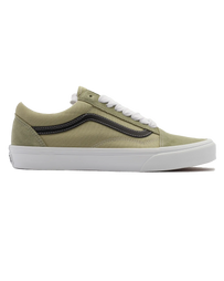 The Vans Mens Old Skool Shoes in Oversized Lace Elm