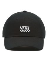 The Vans Mens Court Side Cap in Black & Check