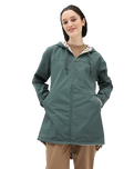 The Vans Womens Mercy Reversible Parka in Duck Green