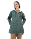 The Vans Womens Mercy Reversible Parka in Duck Green