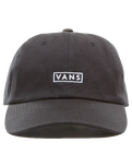 The Vans Mens Vans Curved Bill Jockey Cap in Black