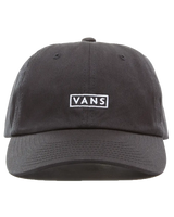 The Vans Mens Vans Curved Bill Jockey Cap in Black