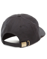 The Vans Mens Vans Curved Bill Jockey Cap in Black