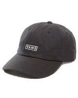 The Vans Mens Vans Curved Bill Jockey Cap in Black