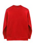 The Vans Boys Boys Classic Sweatshirt in True Red & White